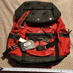 Loungefly Star Wars Red Black Backpack